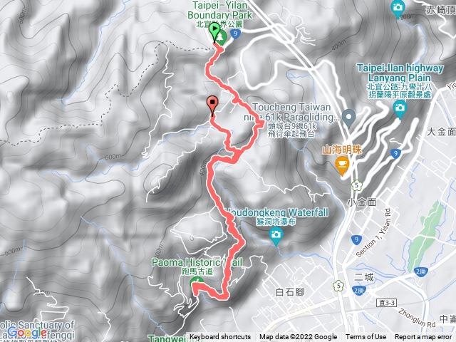 跑馬古道（南、北登山口來回）