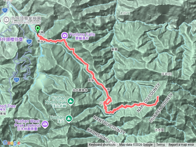 一日秀姑巒山一羽