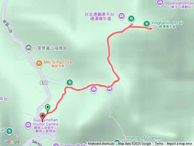 風櫃斗湖步道上硬漢嶺