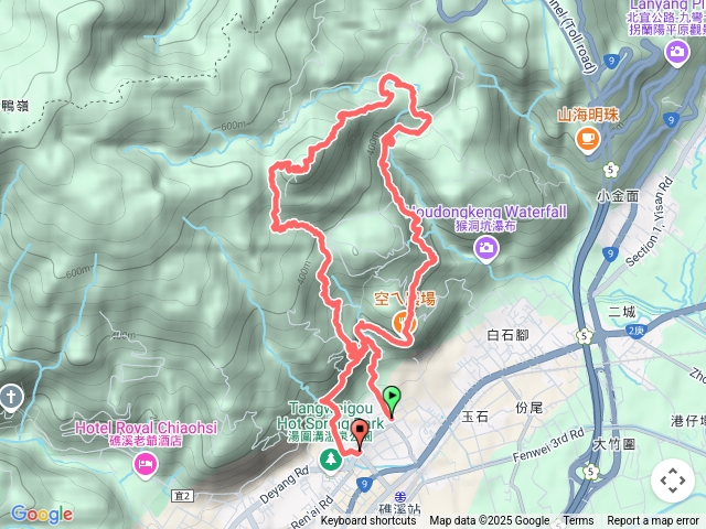 礁溪 跑馬古道 鵲子山 O型預覽圖