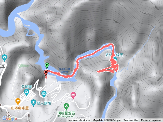 多納一線天（沒過最深的地方）