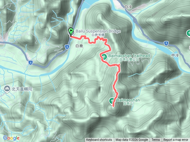 20260324谷關七雄老六白毛山Hike