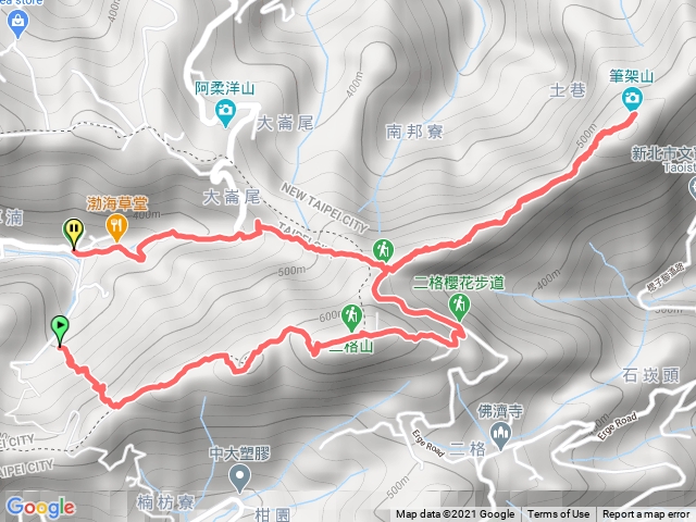 二格山（O型）筆尖山