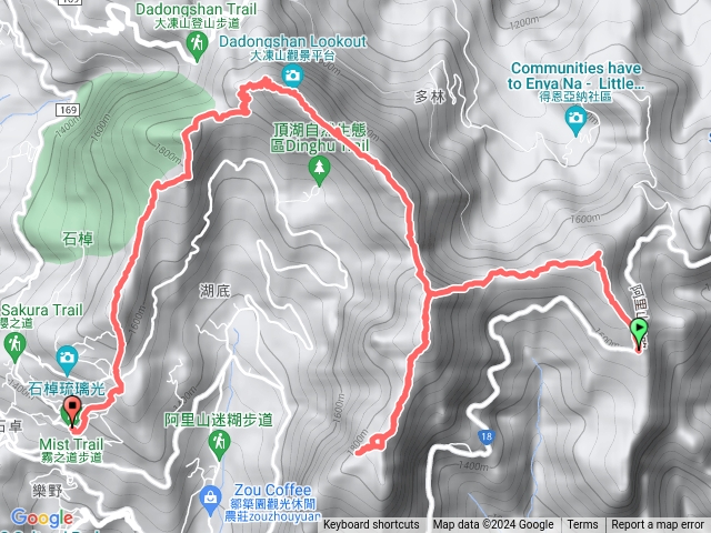 嘉義阿里山 頂湖六連峰