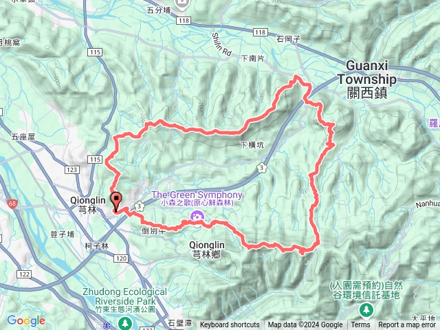 2024 11 19 高梘頭山~水坑廣山~流民窩山~坪林山~南坪林山~中坑山(陳屋山)~坑尾山~香蕉窩山~牛欄窩山~中坑山~倒別牛山O型