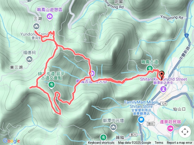 鳴鳳古道三湖山延平古道