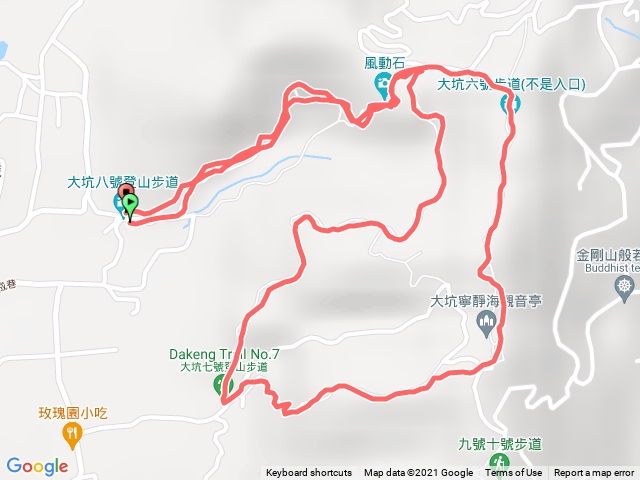 大坑8＋6＋7環走