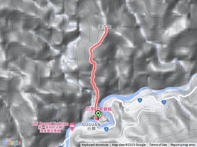波津加登山口（捎來步道）