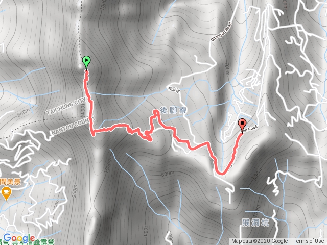 2020-10-22 大橫屏山,下山