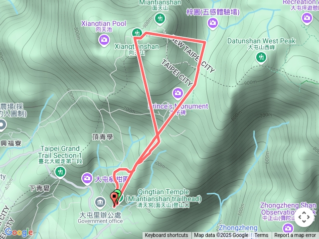 #陽明山公園#向天山#面天山步道20250527.7K4H