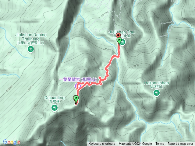 加里山登山步道