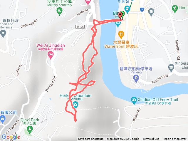 和美山綠線去藍線回
