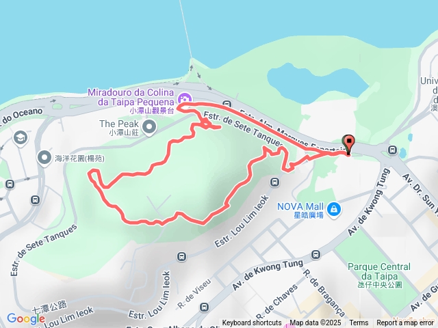 澳門小潭山環山徑