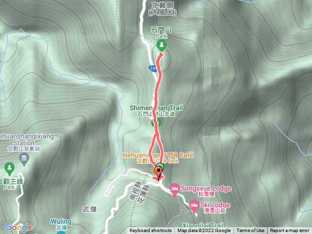 合歡尖山石門山來回