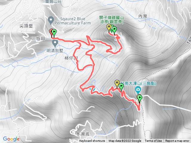 大凍山登山步道