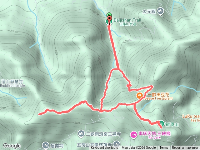 白雞山東北峰_白雞山_雞罩山前峰_雞罩山_鹿窟尖預覽圖