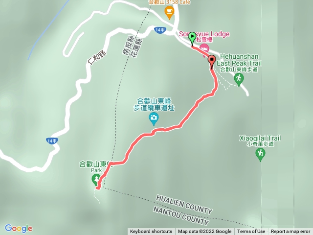 2022挑戰:合歡山東峰解鎖成就
