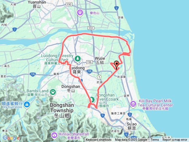 冬山河自行車道預覽圖