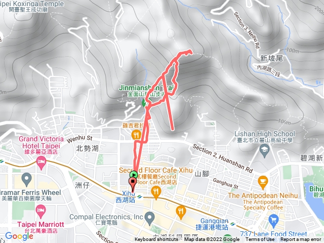 西湖站-金面山