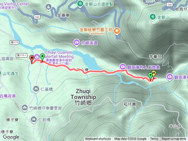 觀音步瀑布步道預覽圖