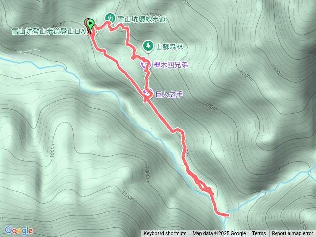 雪山坑森林步道&百川瀑布