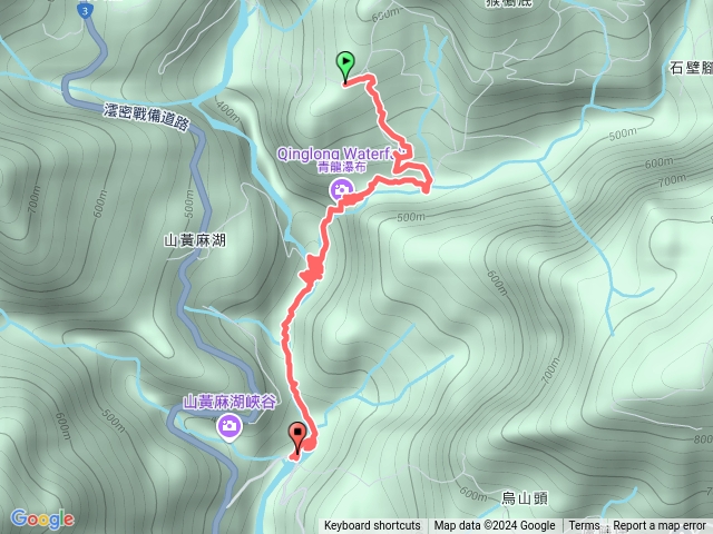 2024/9/14青龍瀑布溪降AB點（雲林草山溪）