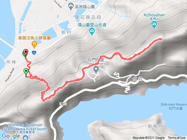 溪洲山登山口_石門水庫坪林車站