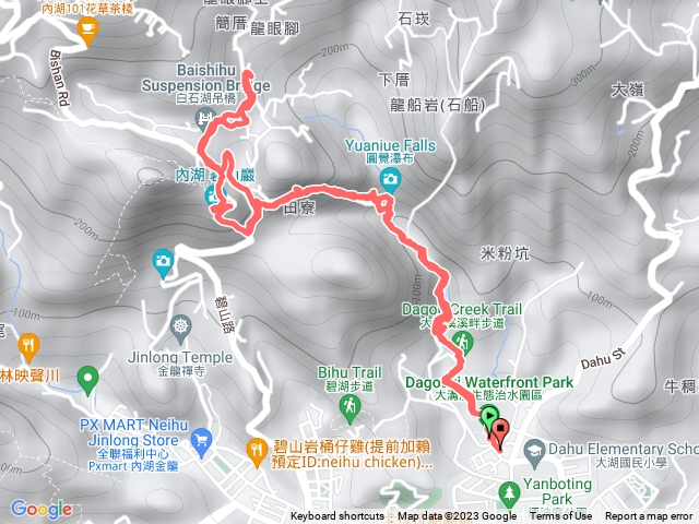 圓覺山白石湖芝山步行道