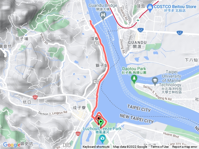 成蘆橋關渡橋往返