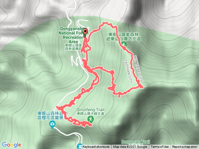 東眼山自導式步道(順)+森林浴場+親子峰森林步道