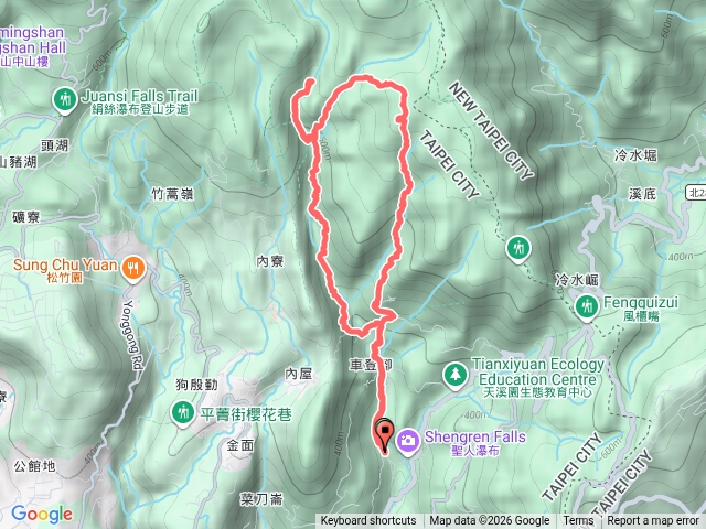 荷蘭右線-北五指山草原-內雙溪古道-台灣石預覽圖