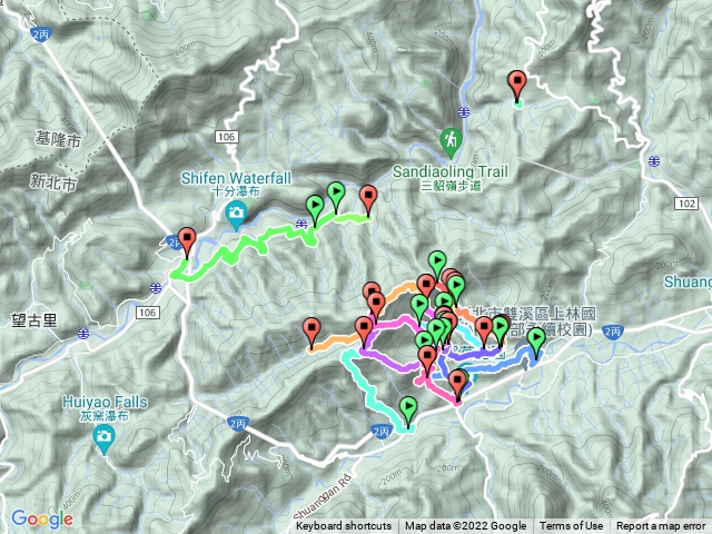 20220813雙溪灣穹越嶺后番子坑武山炭坑順登平林山新路線O行