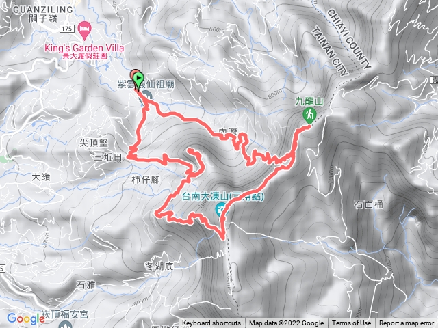 台南雞九凍O縱：九龍山，大凍山，雞籠山（小林）