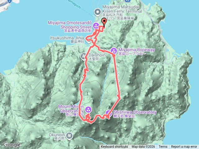 彌山（大聖院上、纜車下）