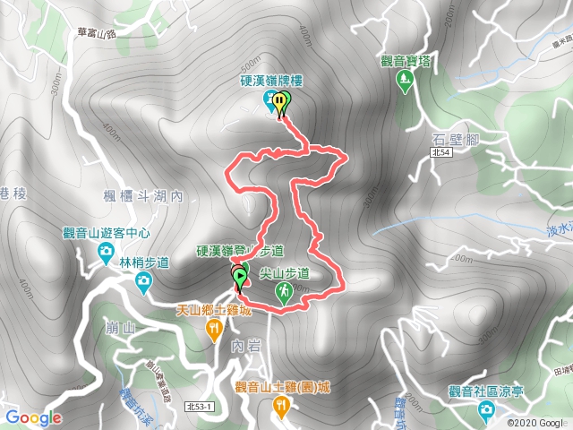 Day62尖山步道接北橫古道三段上硬漢嶺