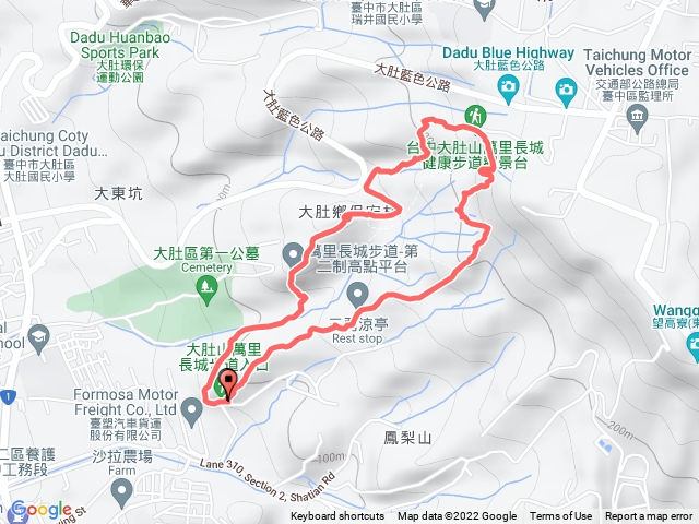 大肚區萬里長城步道（O型）