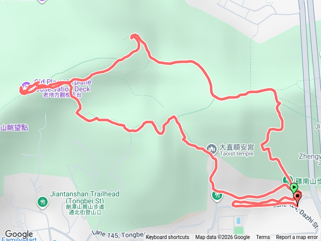 雞南山步道、老地方觀景台
