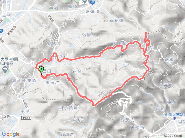 福源山 大棟山 大湖路O型