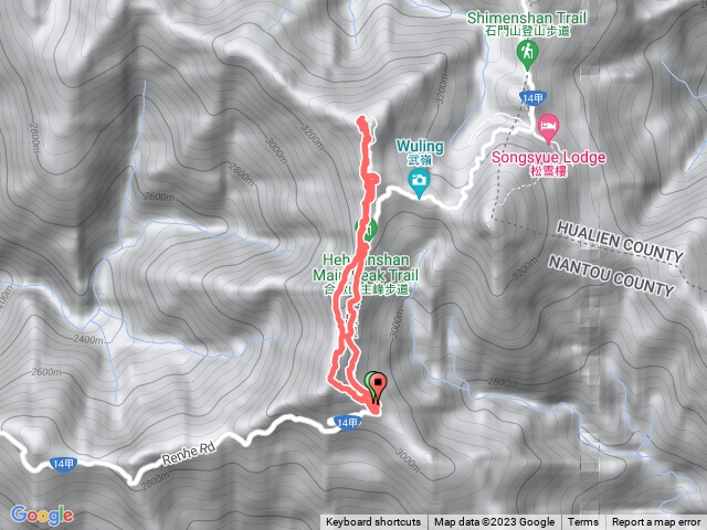 昆陽-合歡主-南峰-昆陽