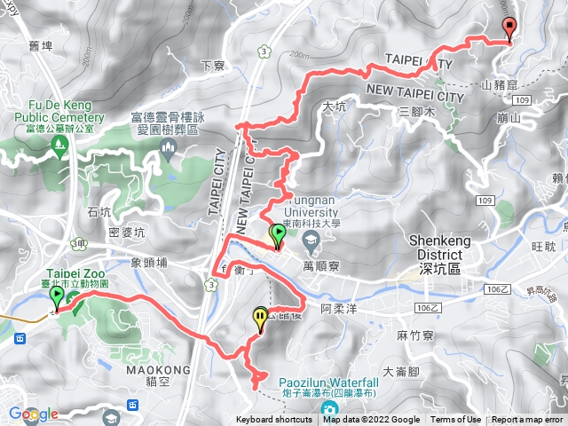 魚衡山，倒照湖山，大坑山，三腳木山