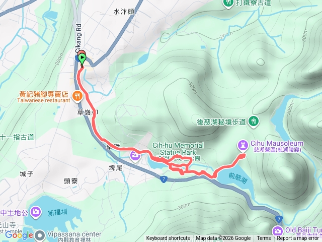 大溪頭寮步道尬雕像公園看前慈湖衛兵交接和火舞預覽圖