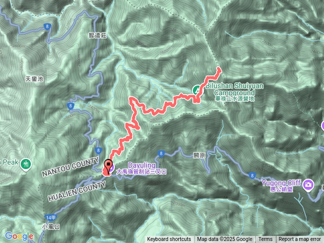 中橫四辣➡️單攻百岳畢祿山#039