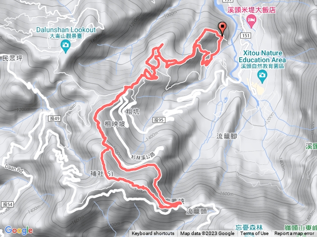 鹿谷溪頭縱走九連峰(溪頭↔龍鳳峽)