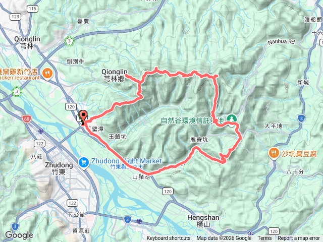 新飛沙縱走11峰，石潭公車站起登O繞預覽圖