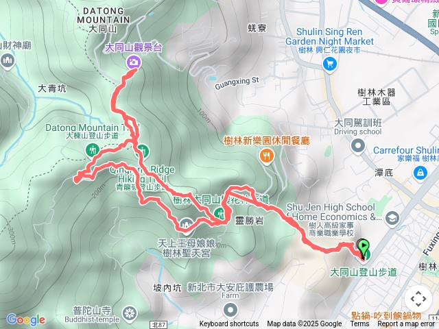 樹林火車站至大同山觀景台