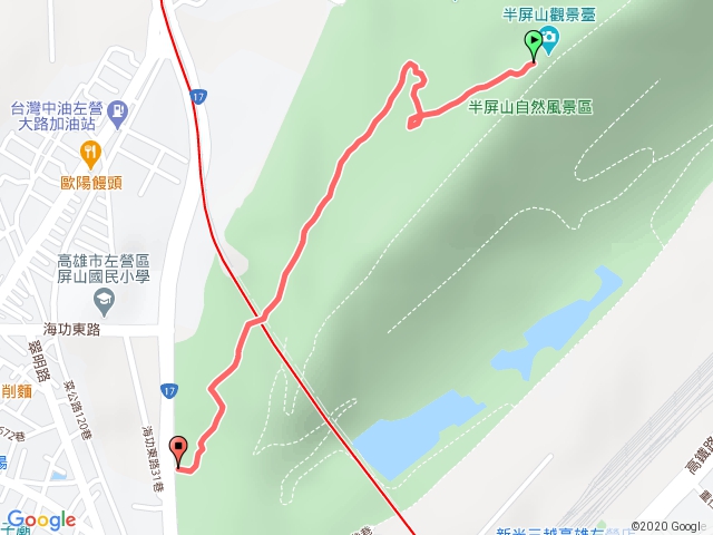 20191228半屏山下山