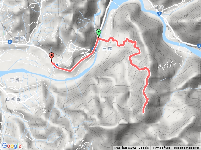 谷關七雄-白毛山
