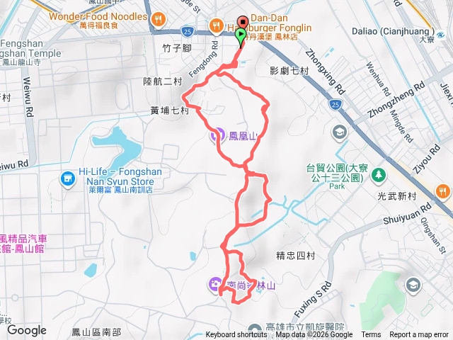 鳳凰山步道〔黃埔三山尚書林山、南尚書林山、