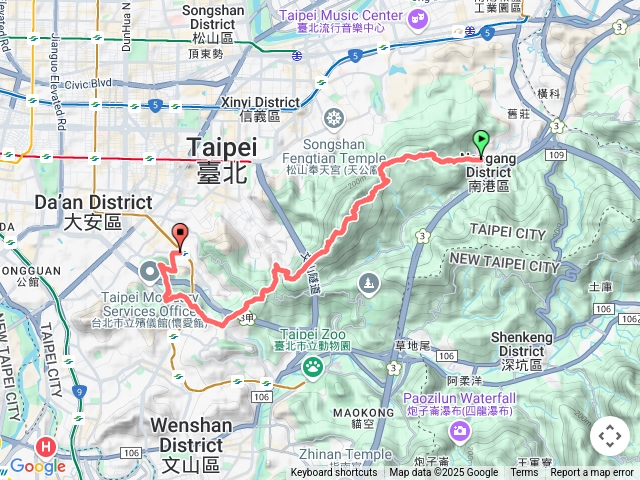 台北大縱走第六段南港山