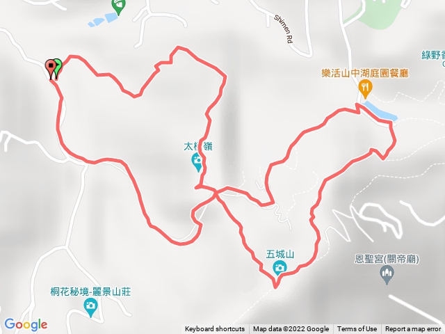土城太極嶺-山中湖-五城山8字小走